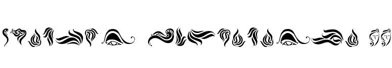 Absinth Flourishes II font preview