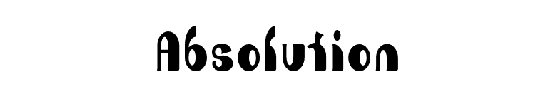 Absolution font preview