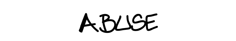 Abuse font preview