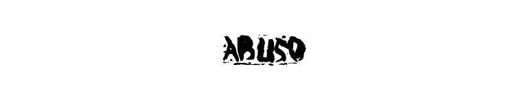 ABUSO font preview