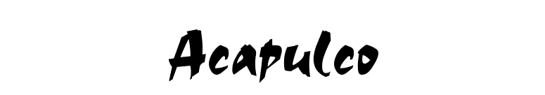 Acapulco font preview