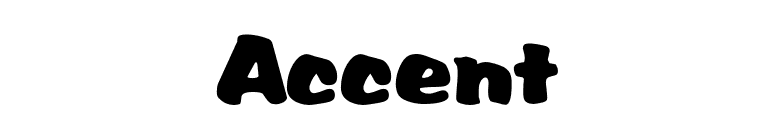 Accent font preview