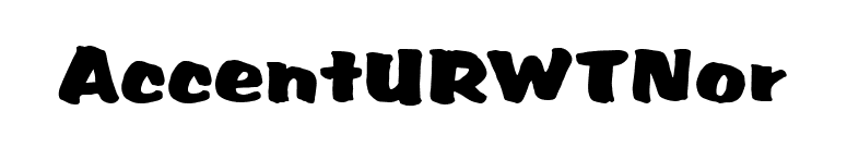 AccentURWTNor font preview