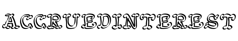 AccruedInterest font preview