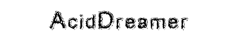 AcidDreamer font preview