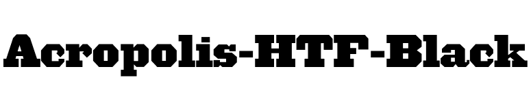 Acropolis-HTF-Black font preview
