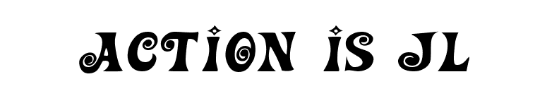 Action Is JL font preview
