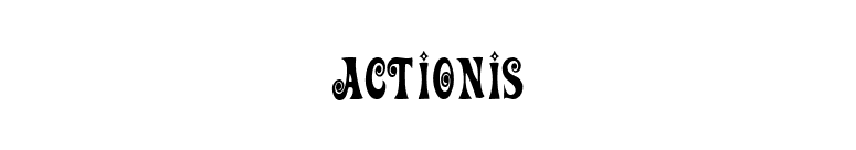 ActionIs font preview