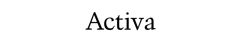 Activa font preview