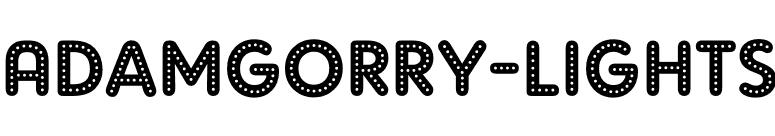 AdamGorry-Lights font preview