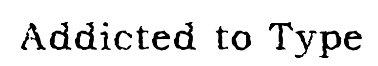 Addicted to Type font preview