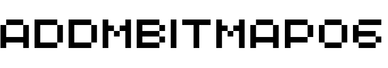 AddMBitmap06 font preview