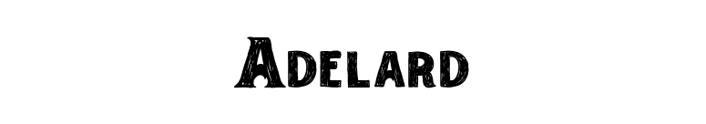 Adelard font preview