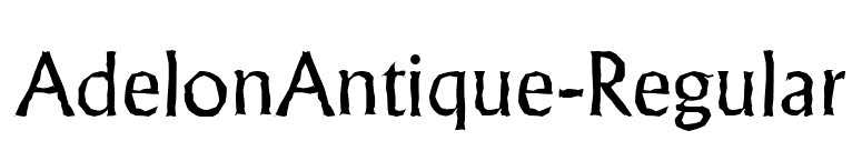 AdelonAntique-Regular font preview
