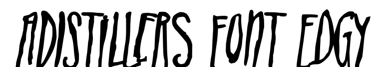 ADIstiLleRS Font Edgy font preview