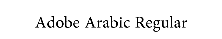 adobe arabic font free download for mac