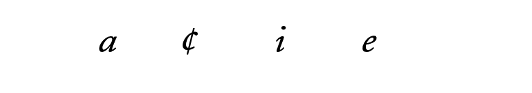 Adobe Caslon Italic Expert font preview