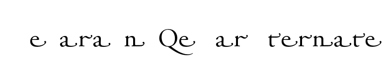 Adobe Garamond Regular Alternate font preview