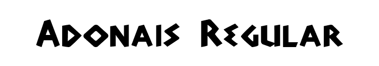 Adonais Regular font preview