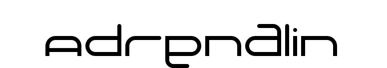 Adrenalin font preview