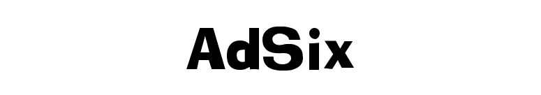 AdSix font preview