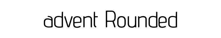 advent Rounded font preview