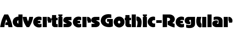 AdvertisersGothic-Regular font preview