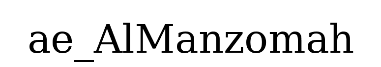 ae_AlManzomah font preview