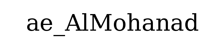 ae_AlMohanad font preview