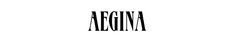 Aegina font preview
