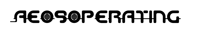 AeosOperating font preview