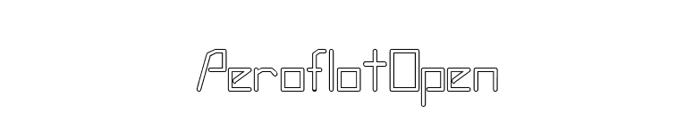 AeroflotOpen font preview