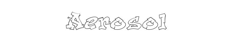 Aerosol font preview