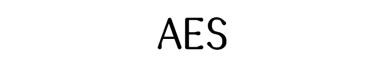 AES font preview