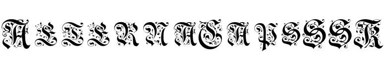 AeternaCapsSSK font preview