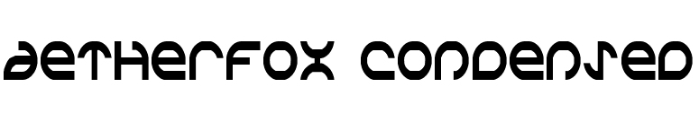 Aetherfox Condensed font preview