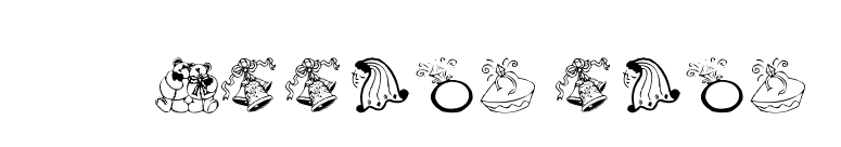AEZ wedding dings font preview