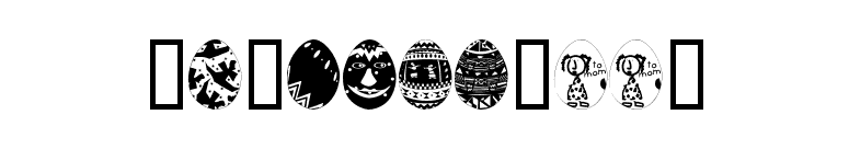 AfricanEggs font preview