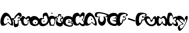 AfroditeKATEF-Funky font preview