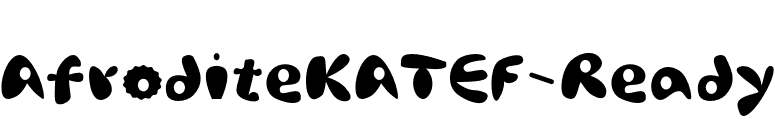 AfroditeKATEF-Ready font preview