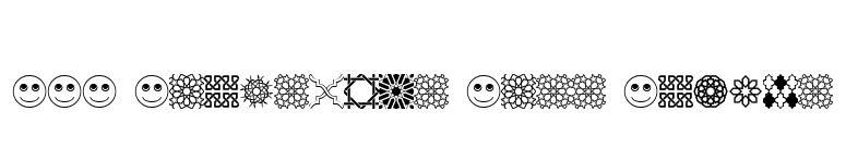 AGA Arabesque Free Sample font preview