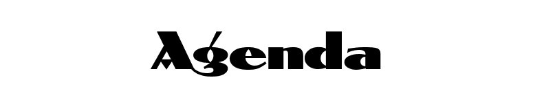 Agenda font preview