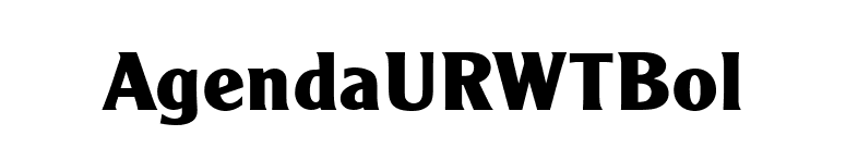AgendaURWTBol font preview