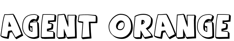 Agent Orange font preview