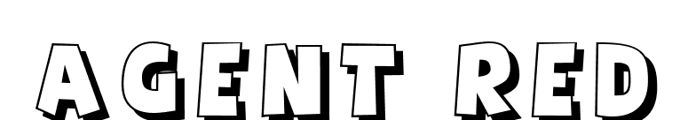Agent Red font preview