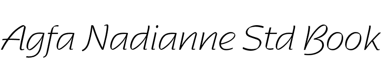 Agfa Nadianne Std Book font preview