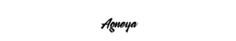 Agneya font preview