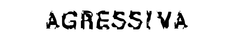 Agressiva font preview