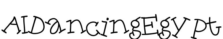 AIDancingEgypt font preview