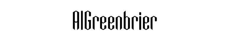 AIGreenbrier font preview